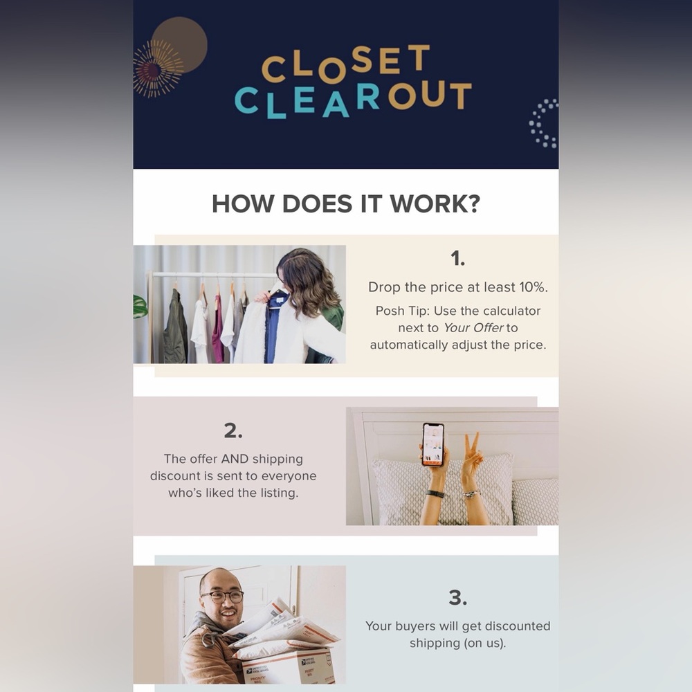 Closet Clearout Every Friday & Sunday!